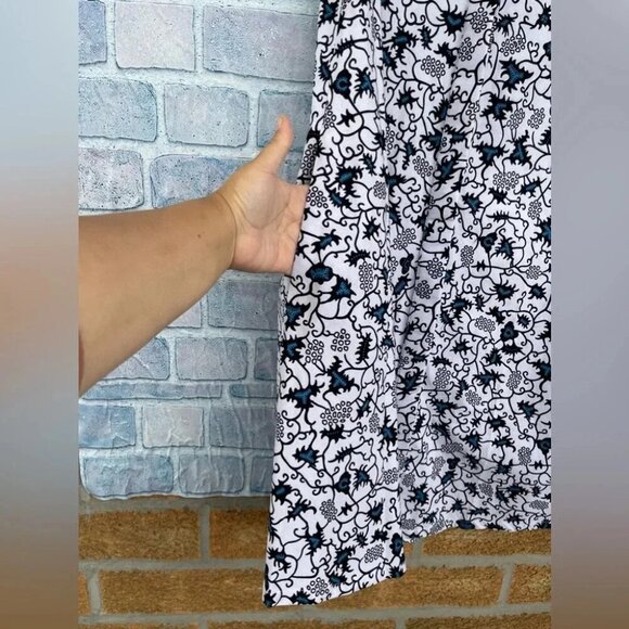 ZURI Kenya Just One Dress in indigo wax print Cotton Button Down Shirtdress XS - Picture 5 of 10